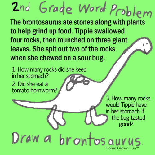 dinosaur math problems