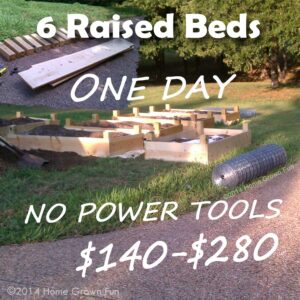 Build Raised Beds Cheaply
