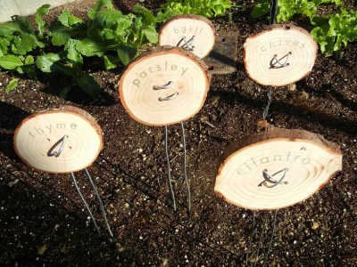 How to make homemade garden markers with wood