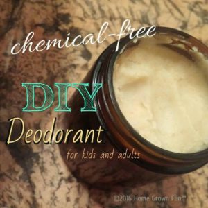 recipe homemade deodorant