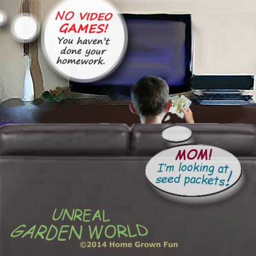 Kids and Seeds Unreal Garden World